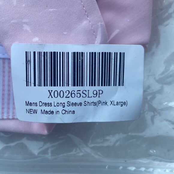 Button Down Shirt Pink - Alex Vando Men’s XL - Picture 6 of 9